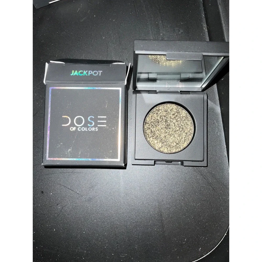 Dose of Colors Block Party Single Eyeshadow Jackpot Metallic Shimmer Compact Box